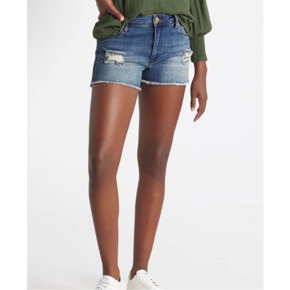 NWT sts blue Aubrey High Rise Denim shorts